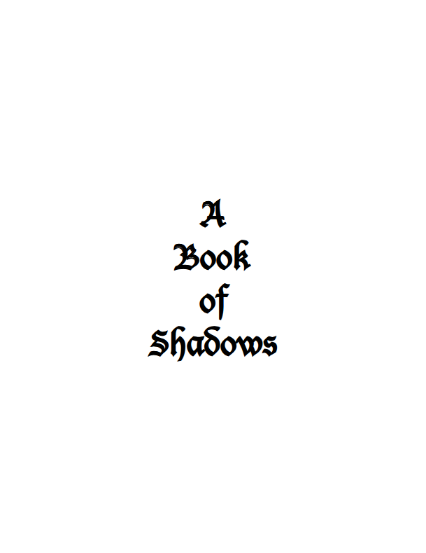 Book of Shadows Anónimo