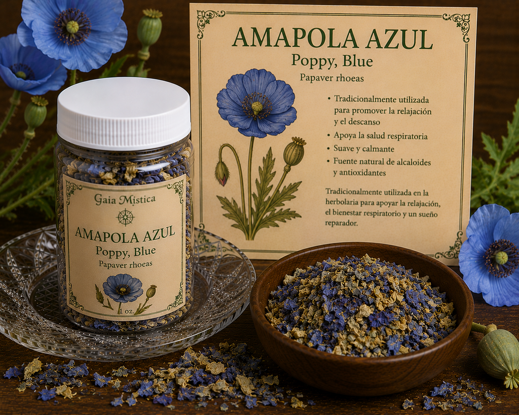 Amapola Azul/Poppy, Blue
