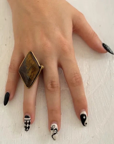 Anillo de Ojo de Tigre