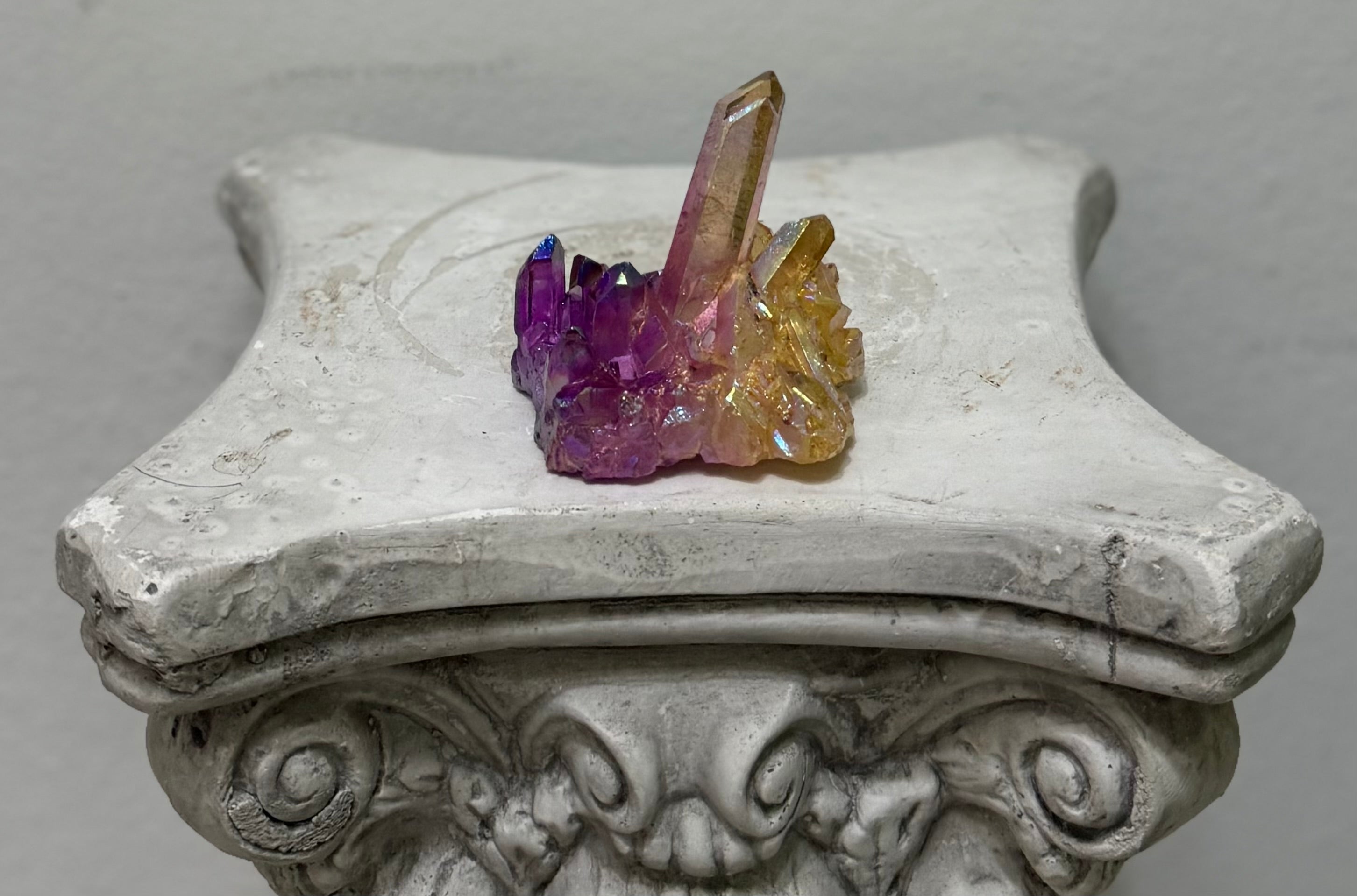 Clúster de Cuarzo Aura