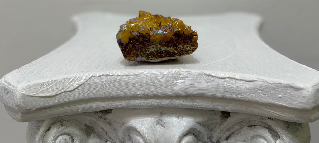 Cuarzo Aura Amarillo