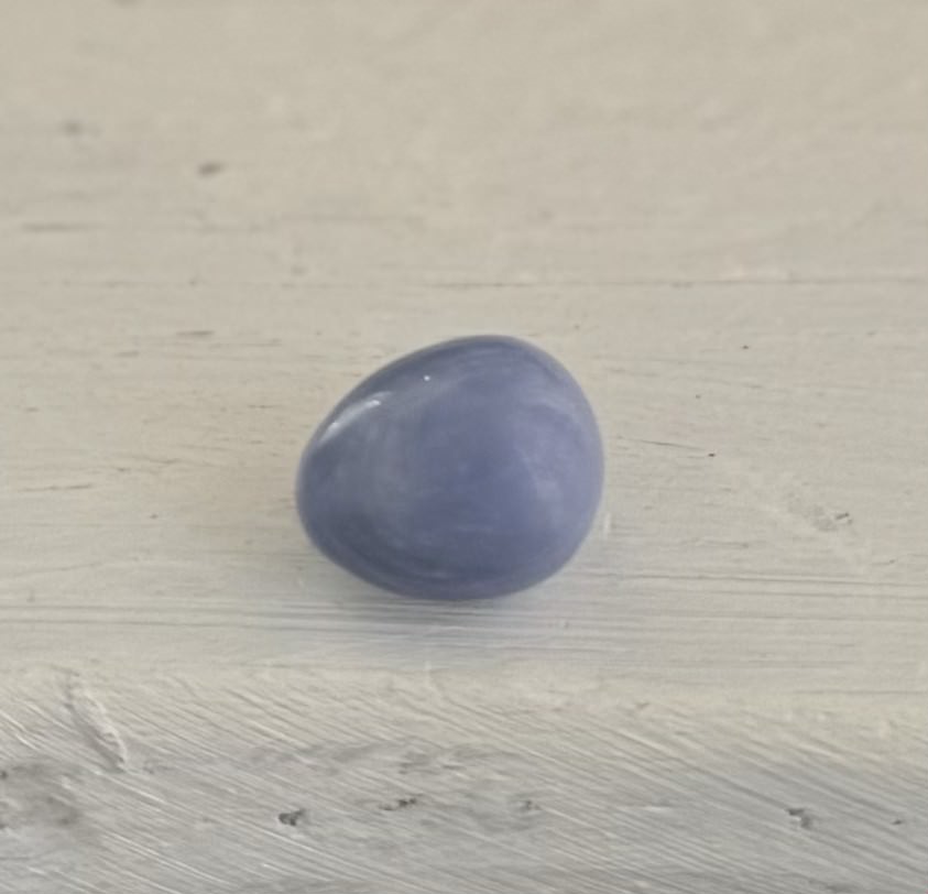 Huevo Yoni de Àgata de Encaje Azul "Mini"