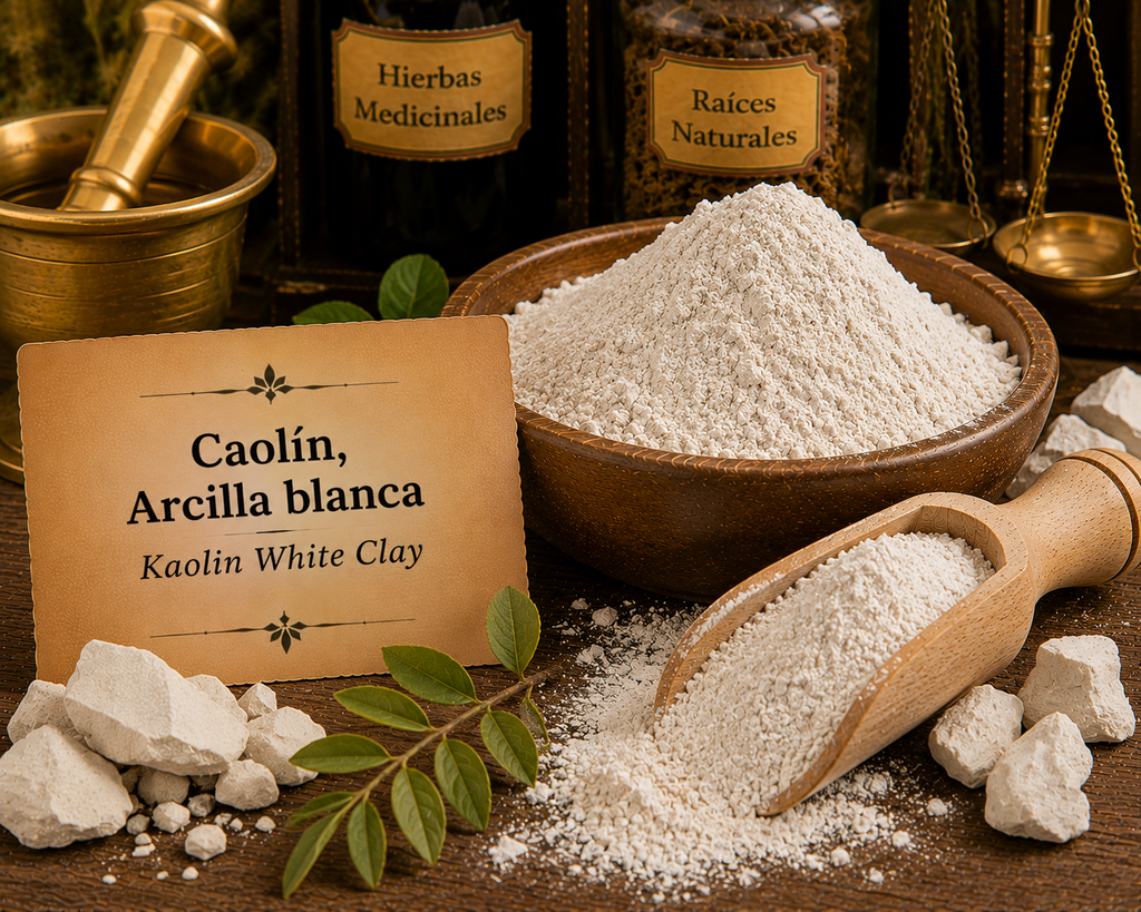 Caolín, Arcilla blanca/Kaolin White Clay