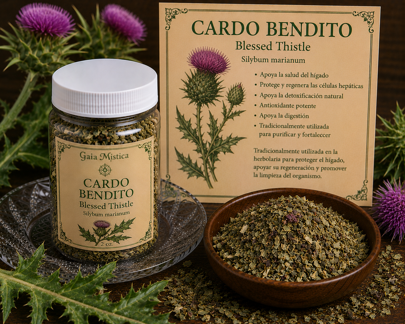 Cardo Bendito/Holly(Blessed), Thistle