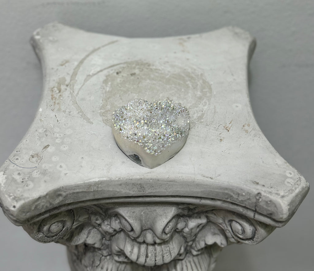 Corazón de Cuarzo Arcoíris