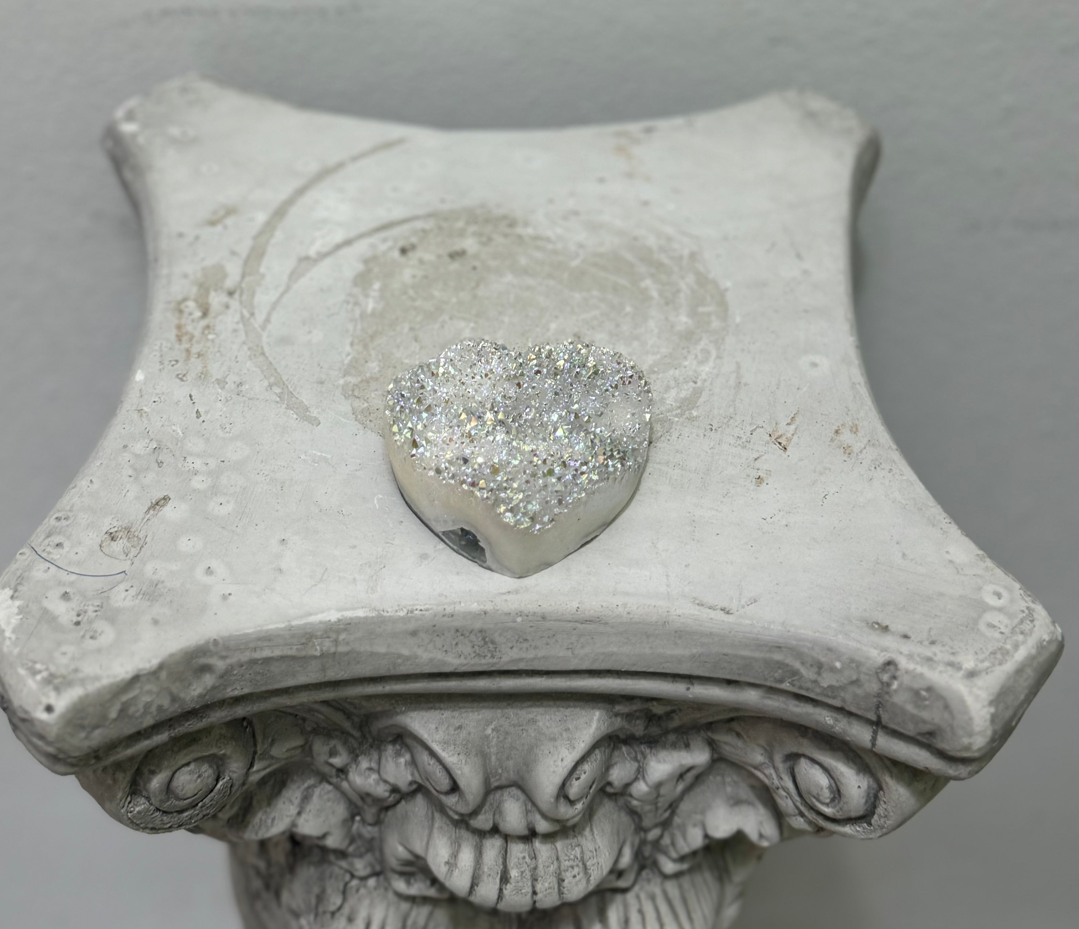 Corazón de Cuarzo Arcoíris