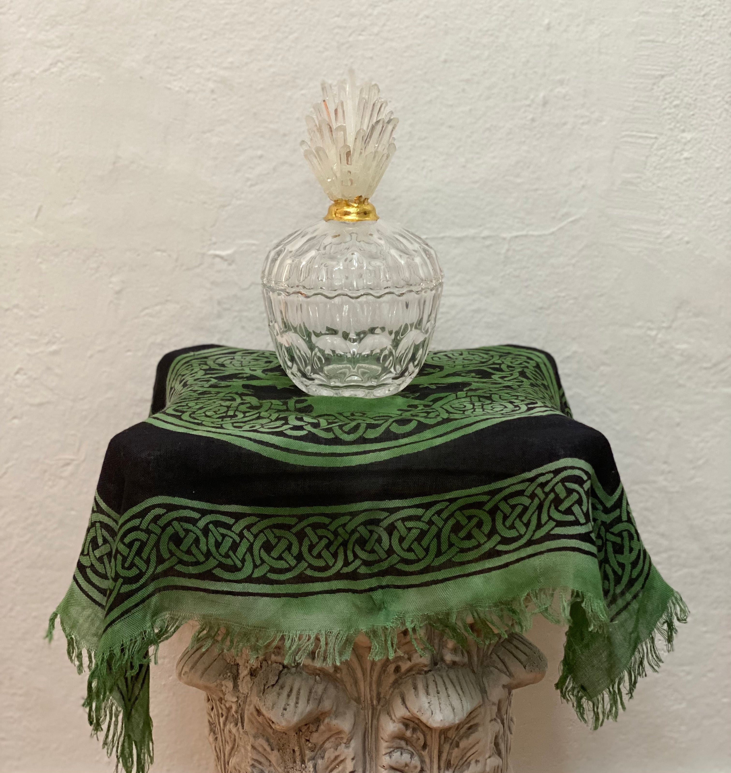 Bombonera con tapa de Cuarzo