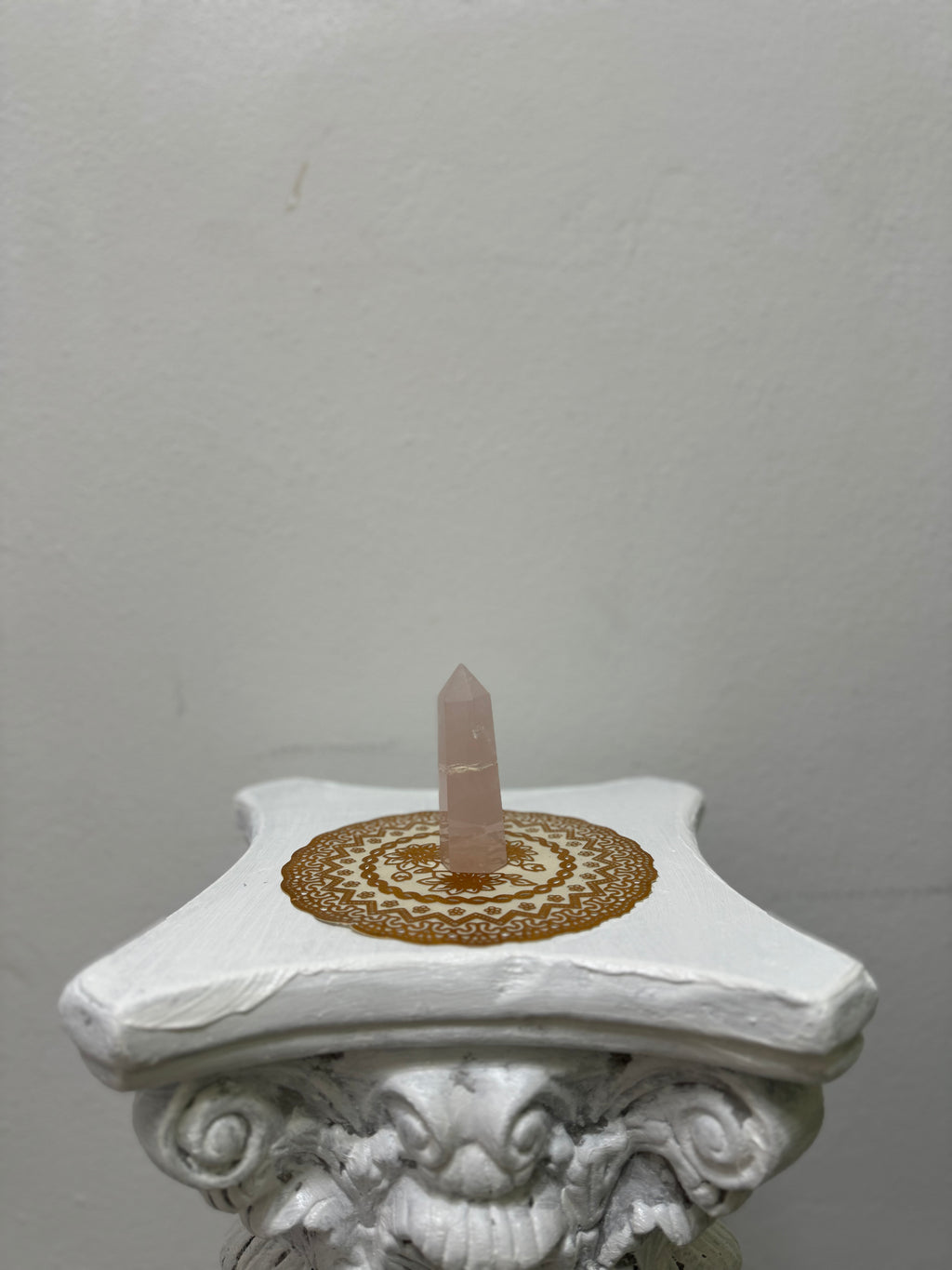 Punta de Cuarzos con tratamiento Kintsugi