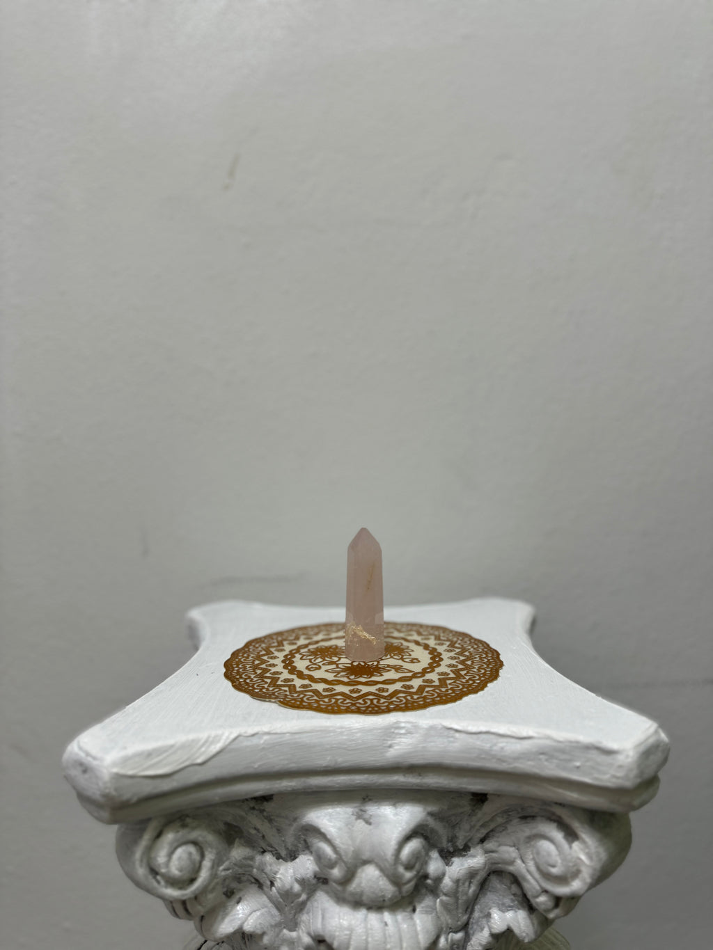 Punta de Cuarzos con tratamiento Kintsugi