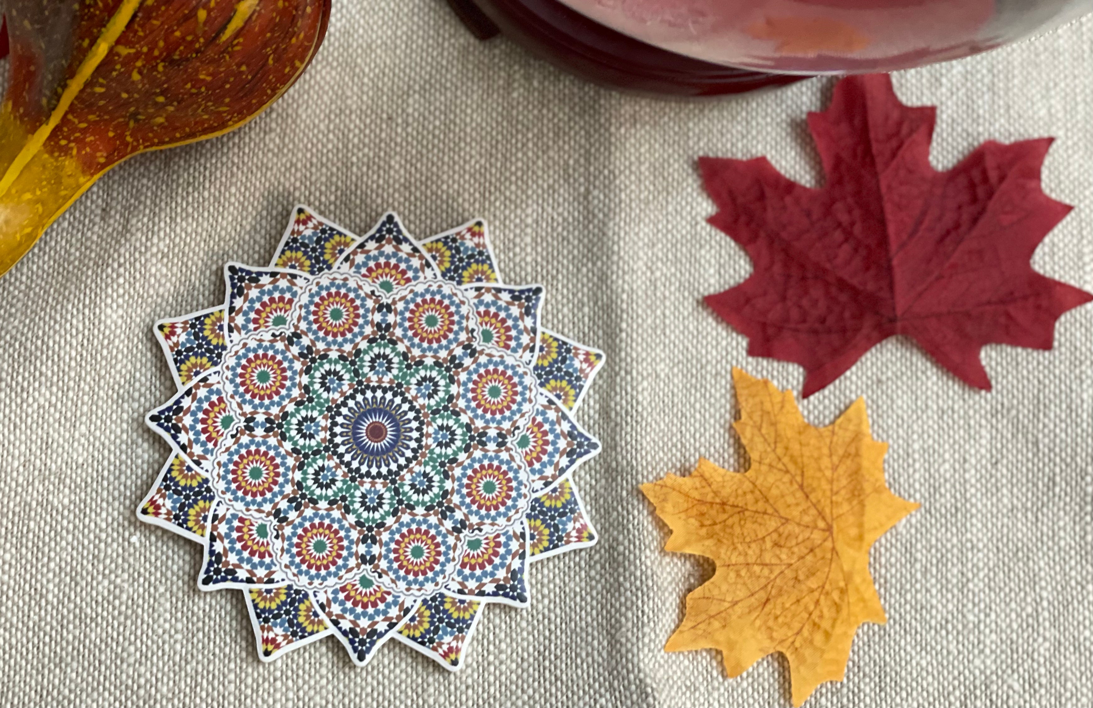 Portavaso Estilo Mandala