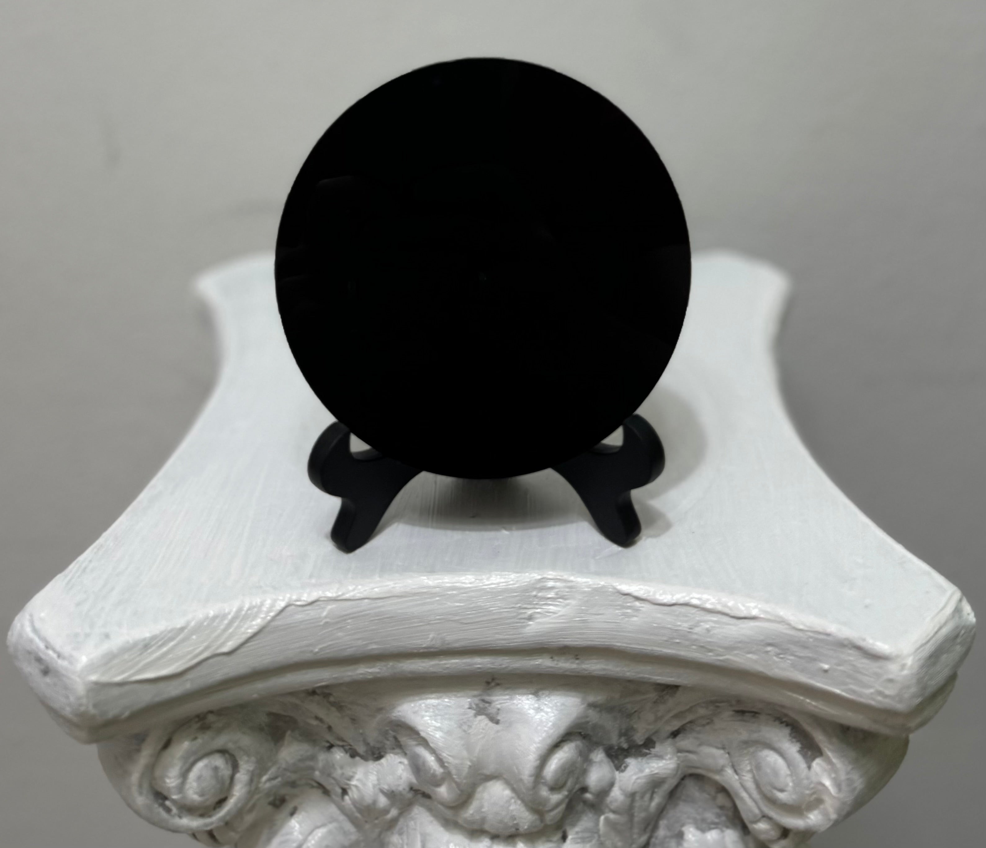 Espejo de Obsidiana con Base