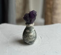 Florero Ametrino en Base Jaspe Zebra