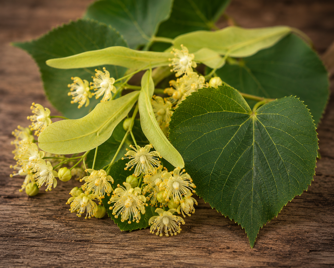 Flor y Hoja de Tilo/Linden Flower and Leaf