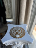 Colgante de gota de Cuarzo Lechoso