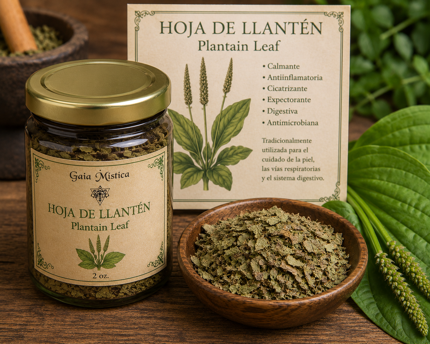 Hoja de Llantén / Plantain Leaf