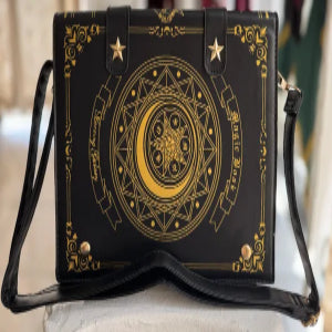 Cartera Estilo Libro de las Sombras