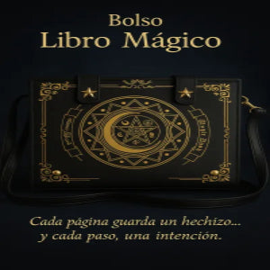 Cartera Estilo Libro de las Sombras