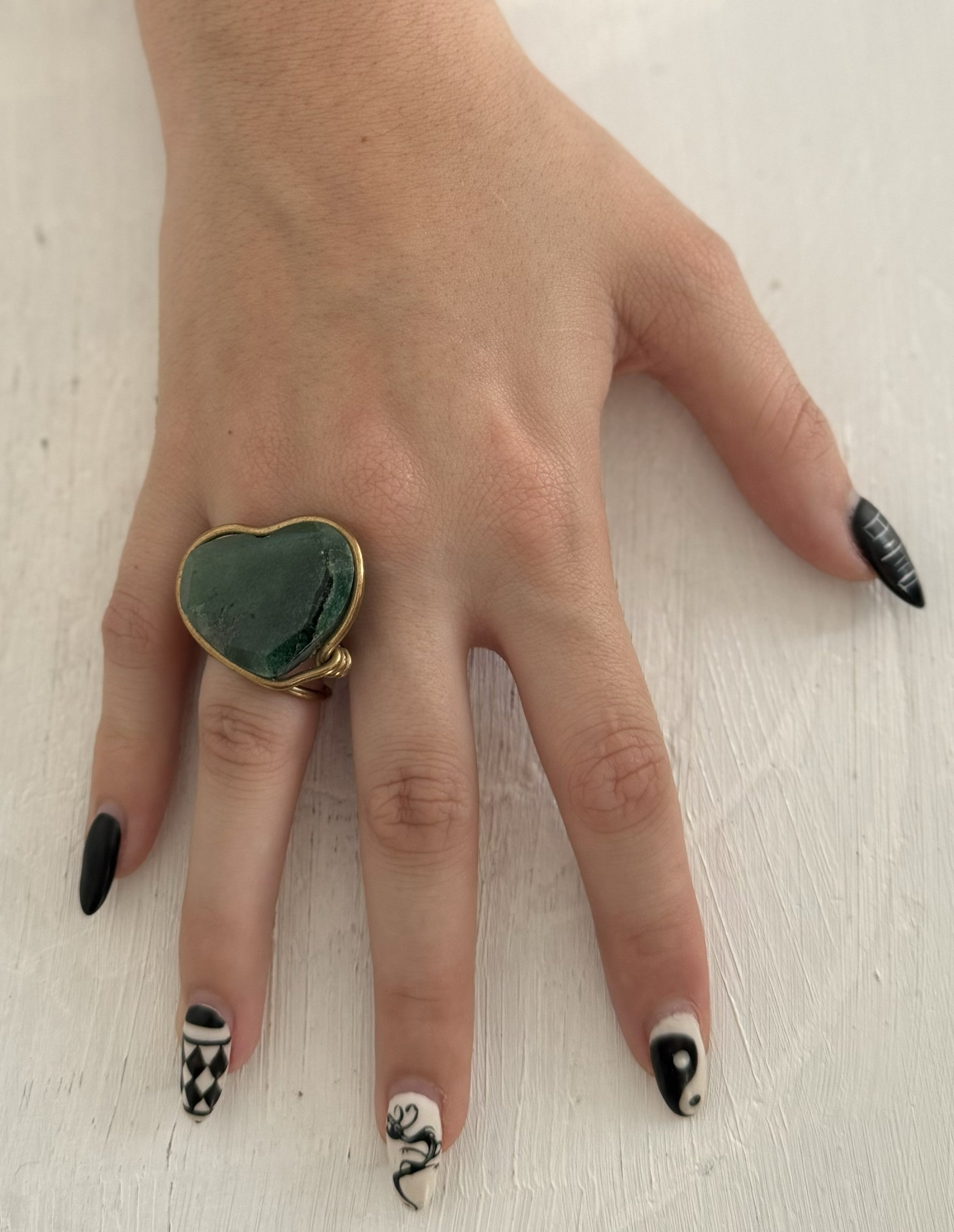 Anillo de Jaspe Verde