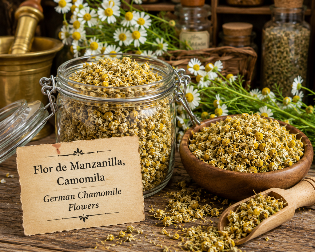 Manzanilla, Camomila/Chamomile,German
