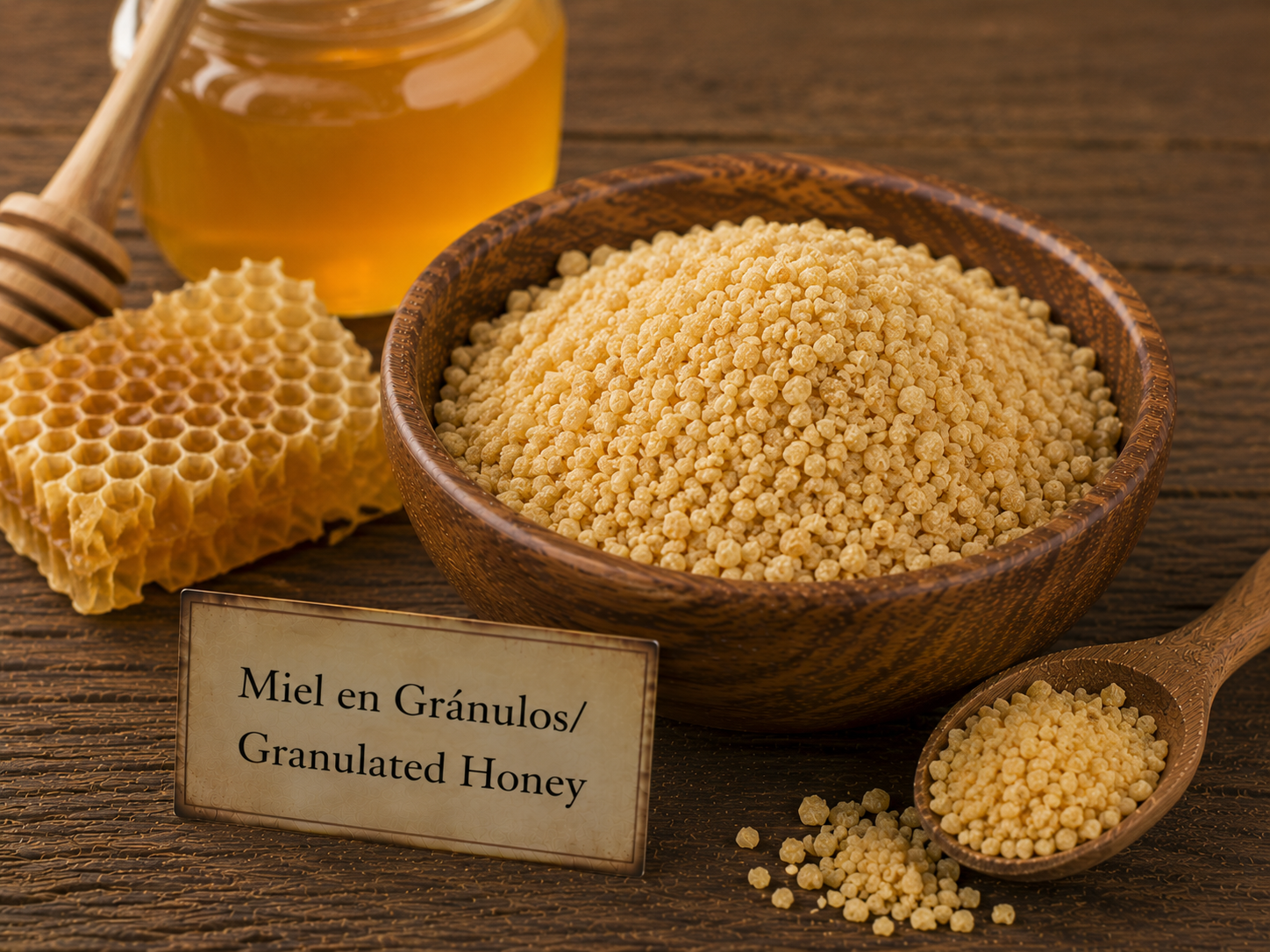 Miel en Gránulos/Granulated Honey