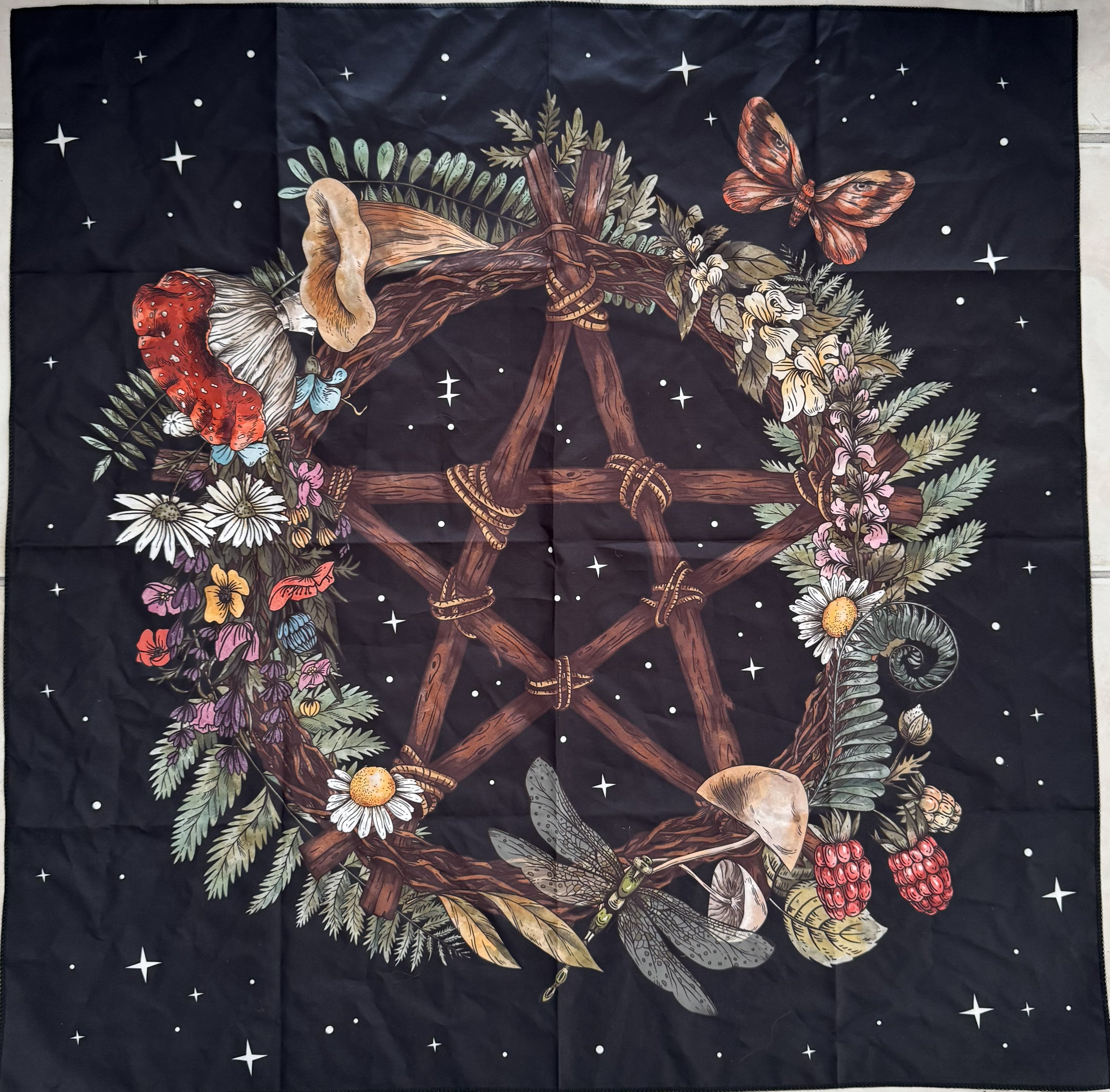 Paño con Pentáculo para el altar