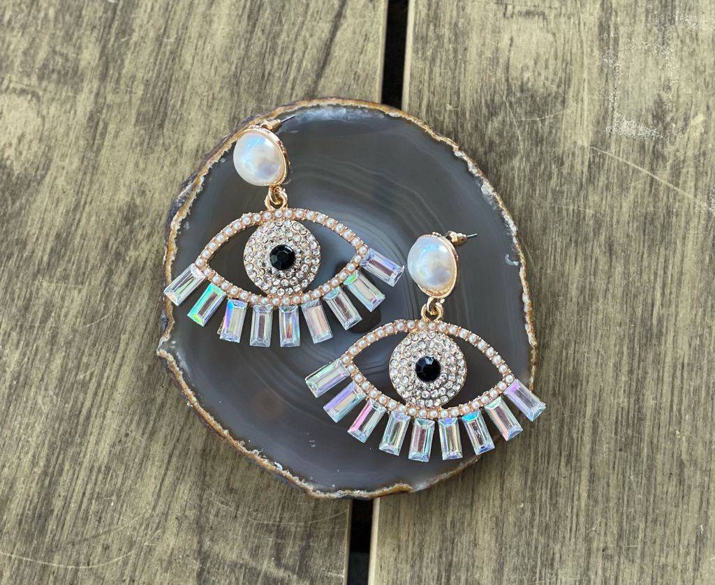 Pantallas en forma de ojos/Eyes Earrings