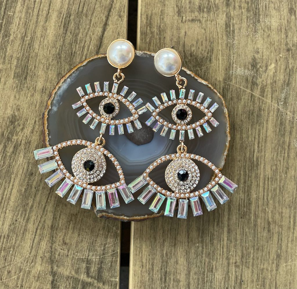 Pantallas en forma de ojos/Eyes Earrings