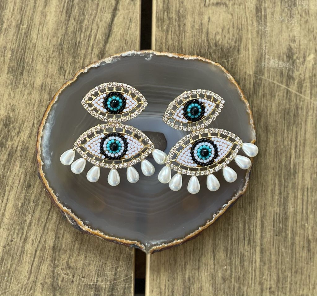 Pantallas en forma de ojos/Eyes Earrings