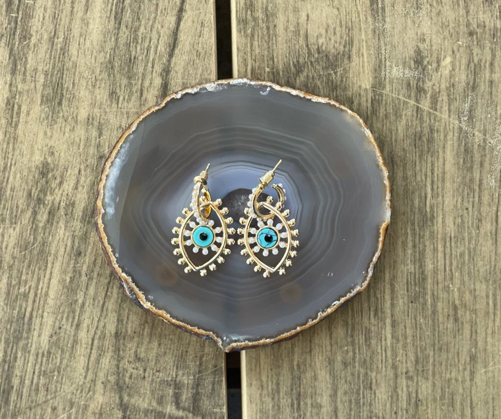 Pantallas en forma de ojos/Eyes Earrings