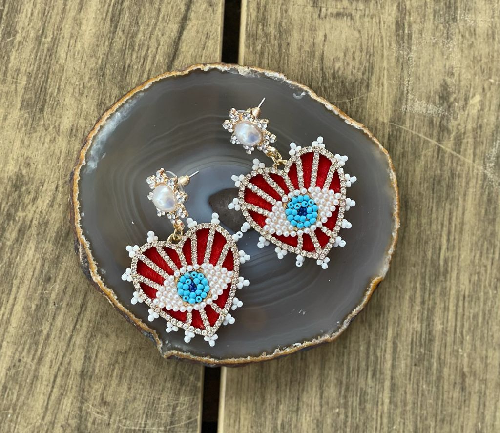 Pantallas en forma de ojos/Eyes Earrings
