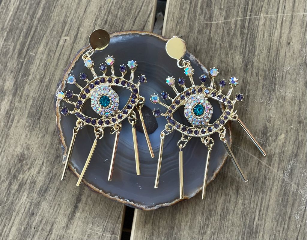 Pantallas en forma de ojos/Eyes Earrings