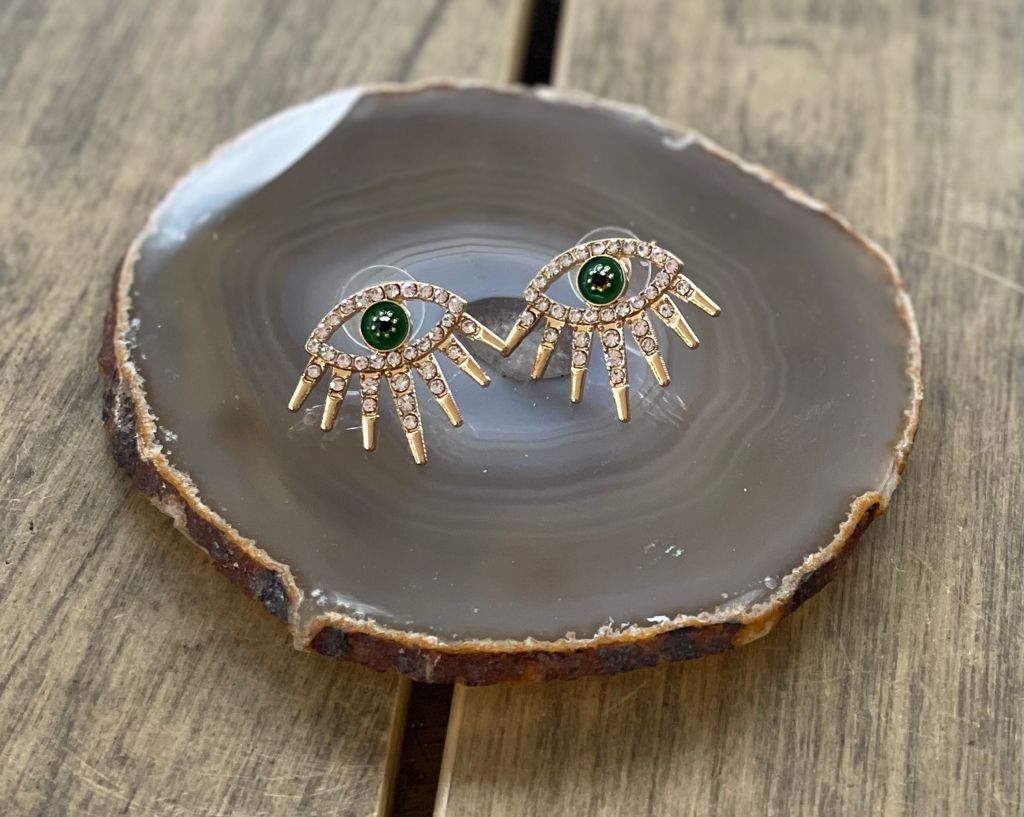 Pantallas en forma de ojos/Eyes Earrings