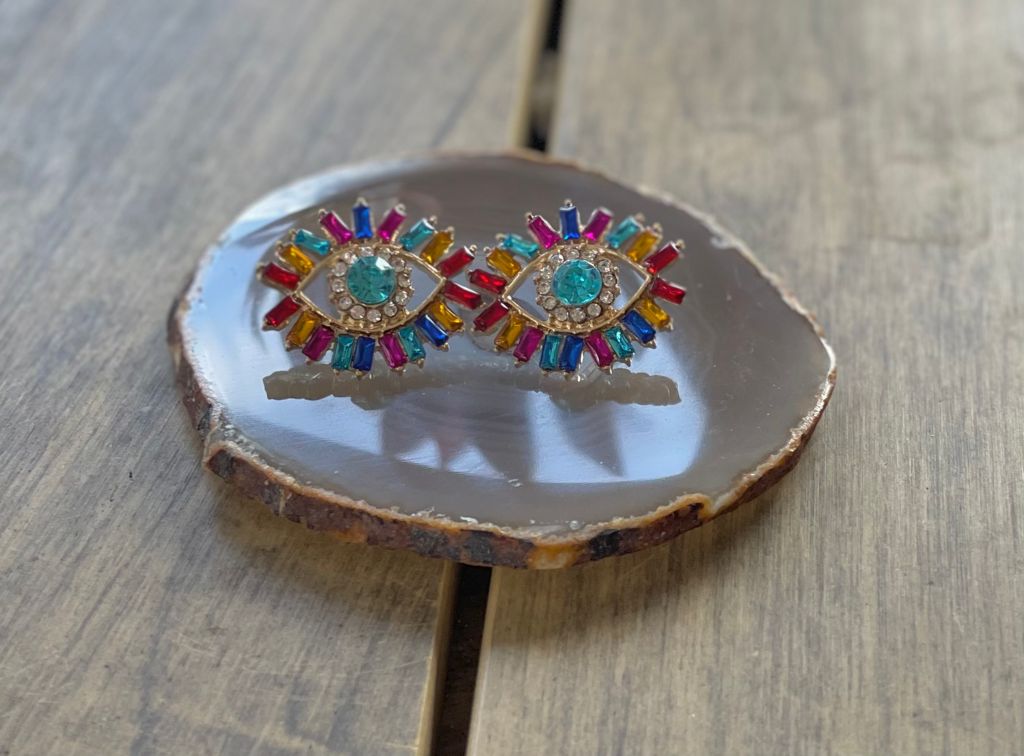 Pantallas en forma de ojos/Eyes Earrings
