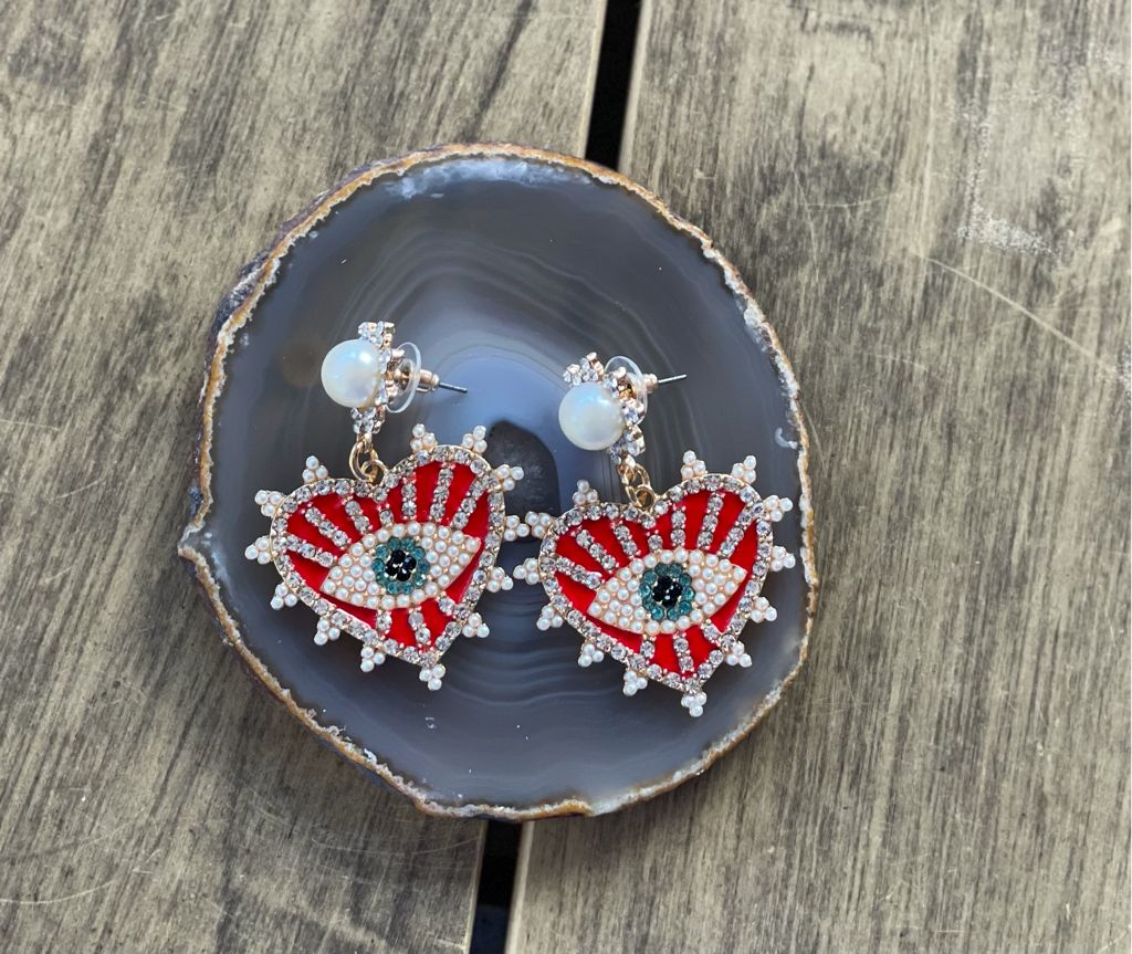 Pantallas en forma de ojos/Eyes Earrings