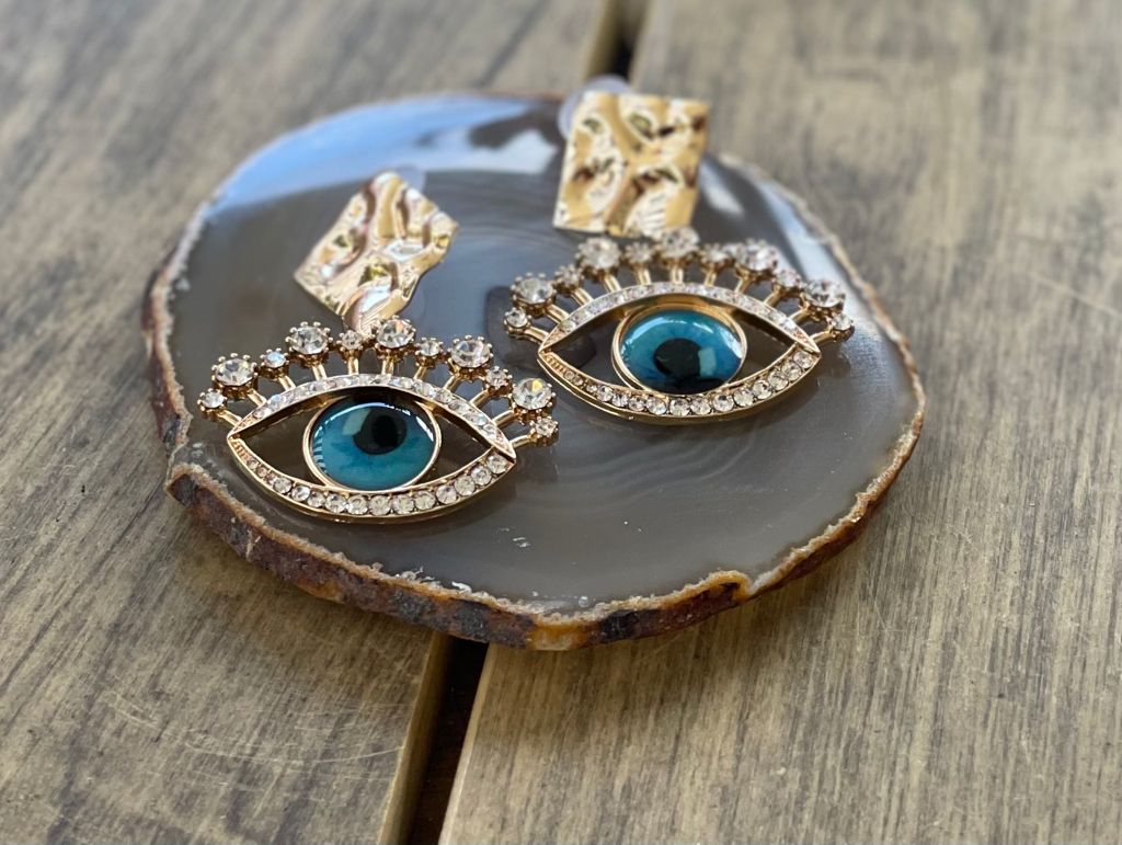 Pantallas en forma de ojos/Eyes Earrings