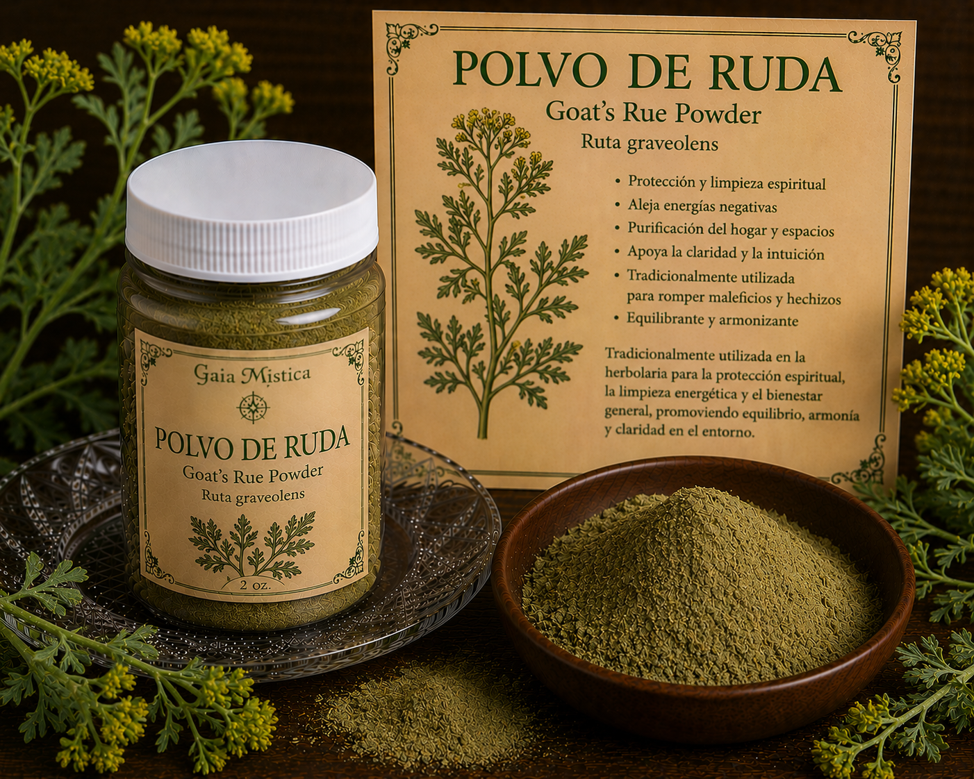 Polvo de Ruda/Goat's Rue Powder