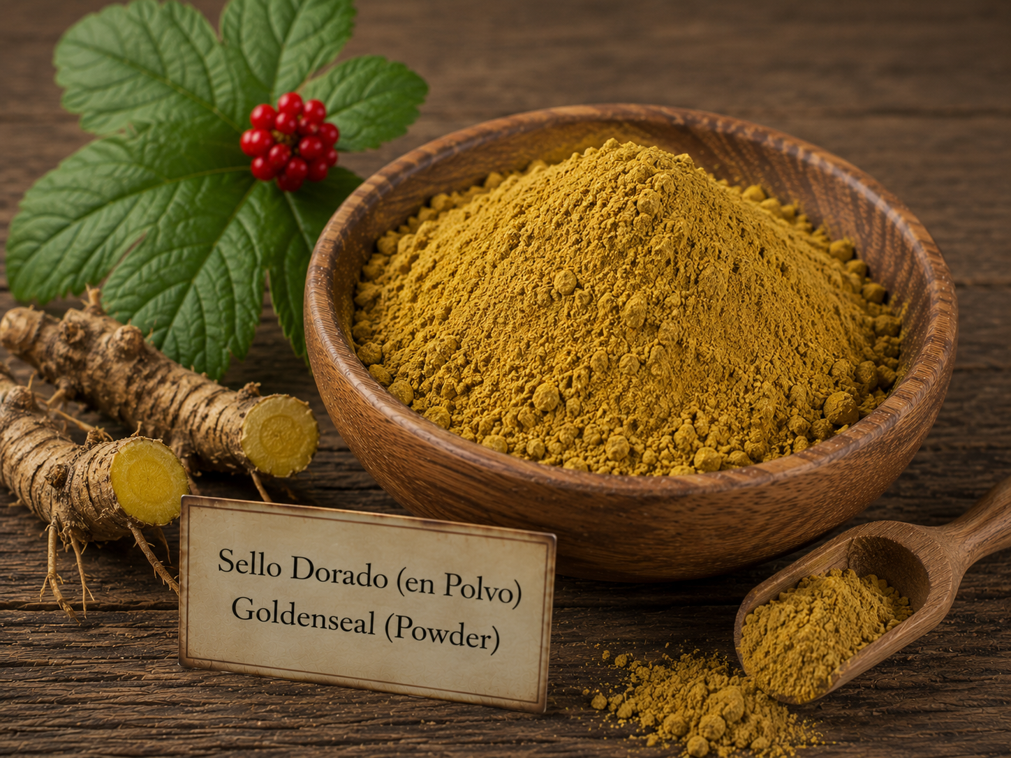 Sello Dorado (en Polvo)/Goldenseal (Powder)