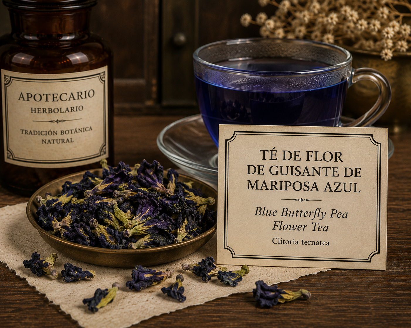 Té de Flor de Guisante de Mariposa Azul