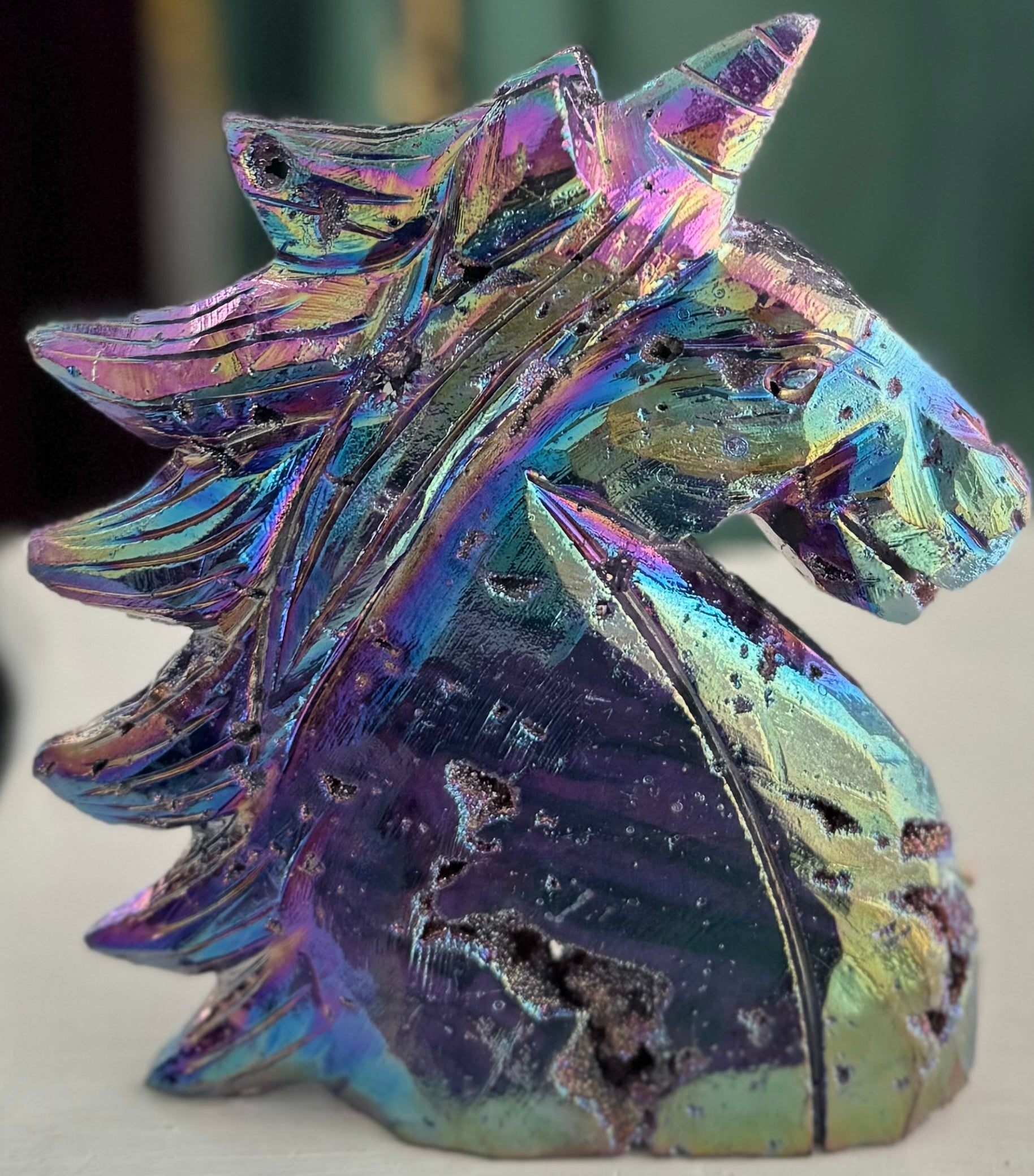 Unicornio de Cuarzo Aura