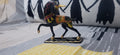 Figura de Unicornio Negro y Dorado