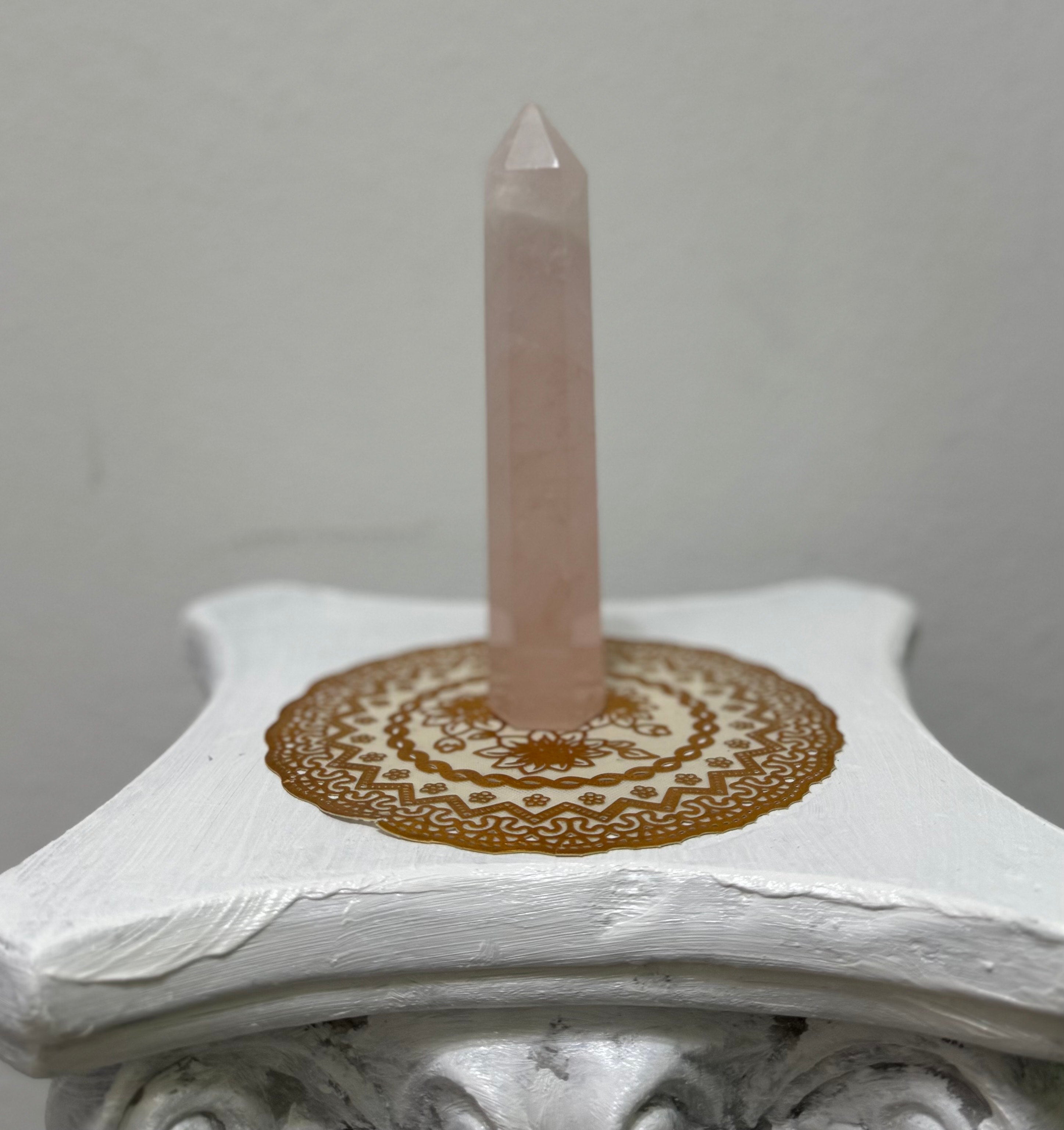 Astilla de Cuarzo Rosa