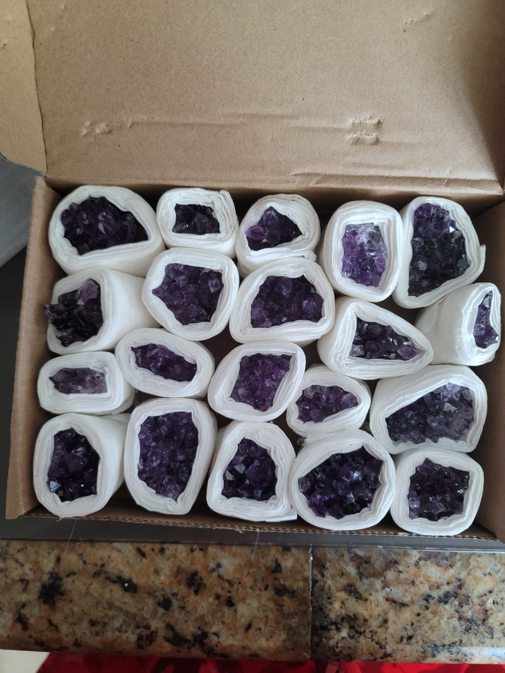 Caja de Amatista de Uruguay