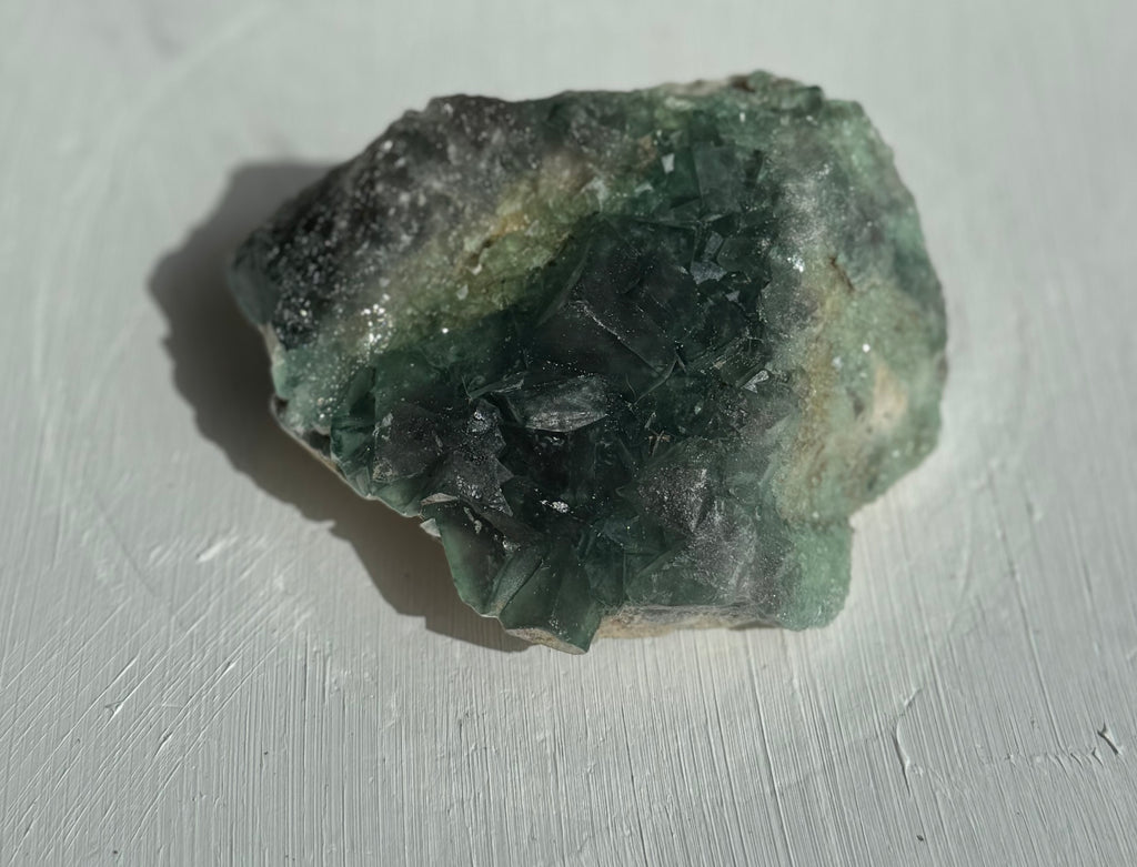 Clúster de Fluorita Verde