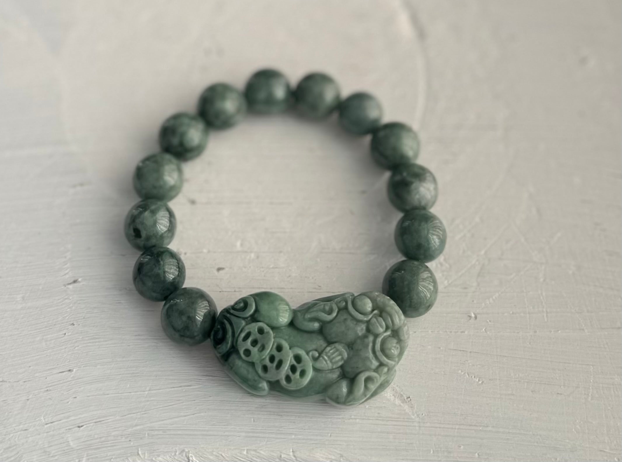 Pulsera de Cuarzo Verde Chino