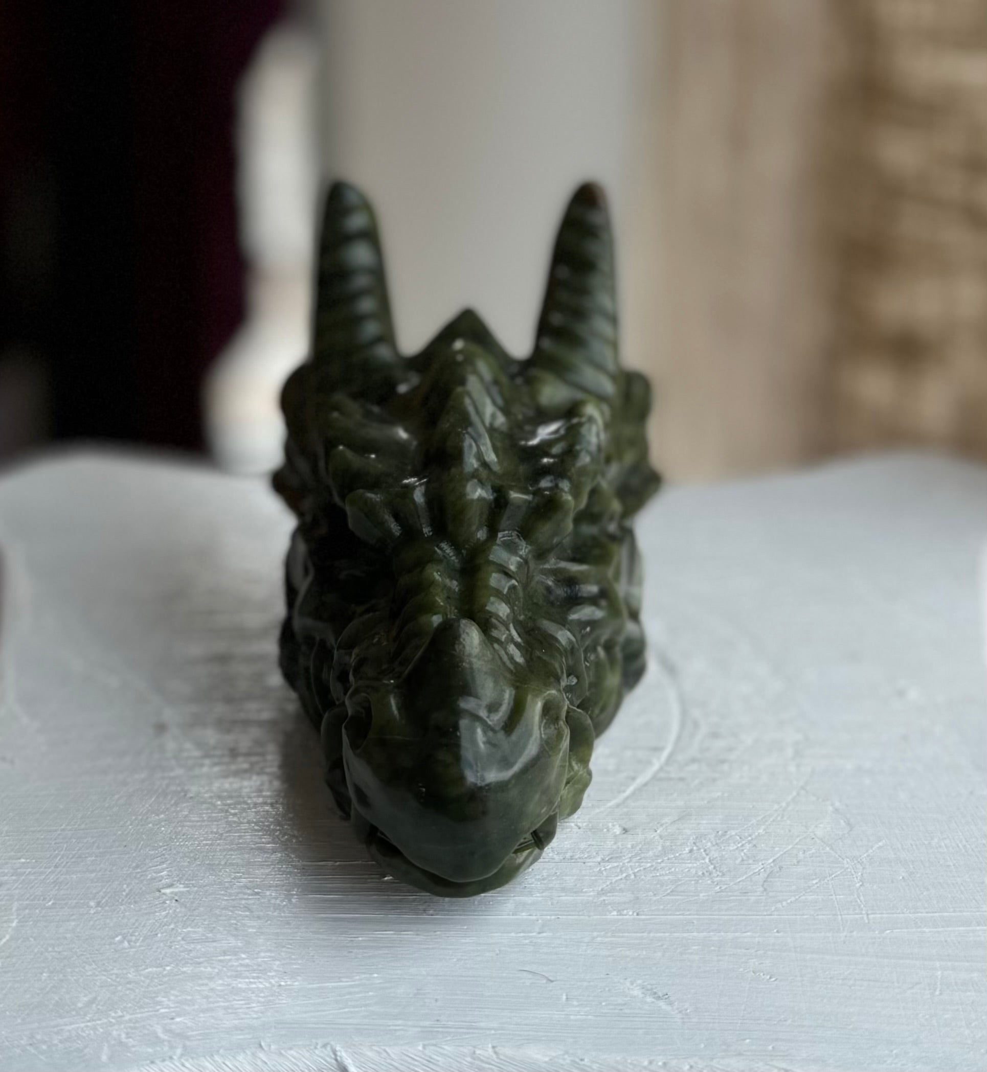 Cabeza de Dragón de Jade Xiuyan