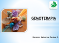 Gemoterapia por Katherine Escobar