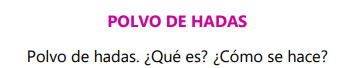 Polvo de Hadas
